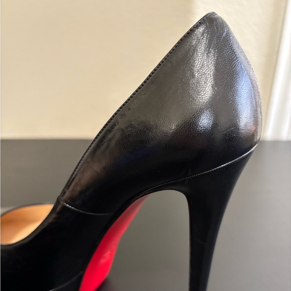 👠 Christian Louboutin Black Leather Platform Pumps main image 2